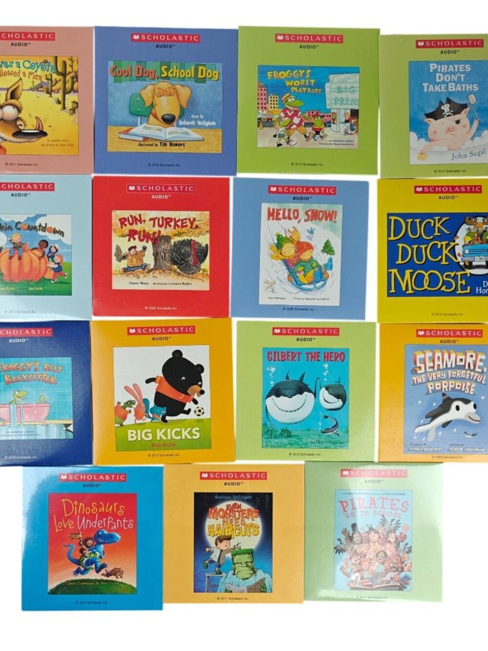 Scholastic Audio CD Children’s Books Lot Of 15 Titles Educational & Fun
